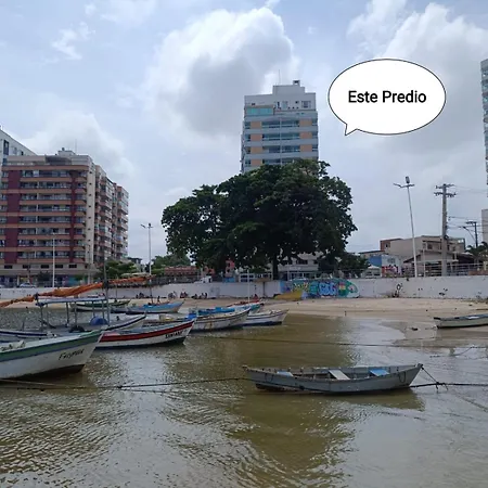 Apartamento Pe Na Areia, Wi-Fi E Garagem Privativa Inicio Da Praia Do Morro Guarapari Exterior photo